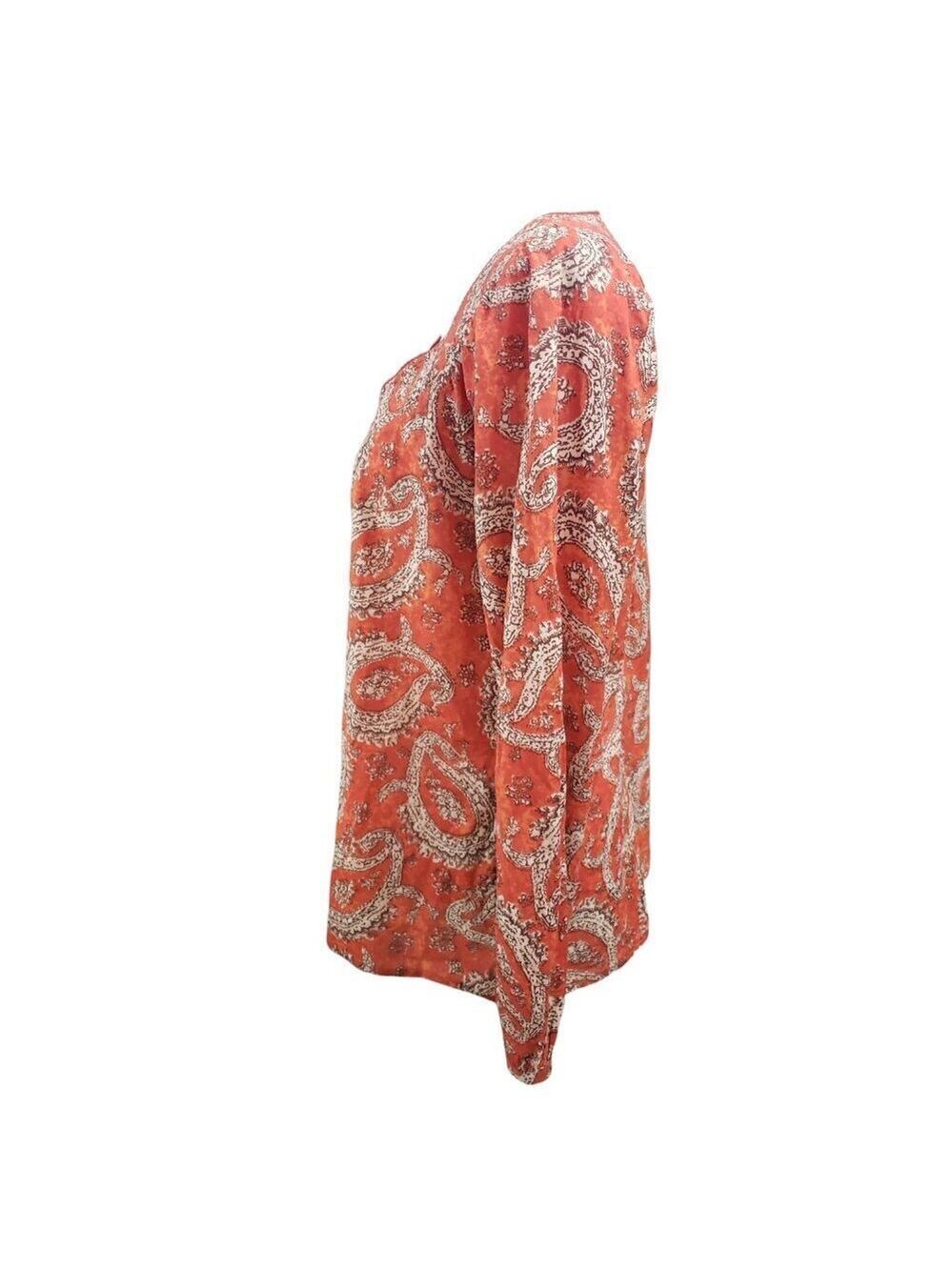 Banana Republic Womens Long Sleeve Printed Blouse Medium - Picture 2 of 5